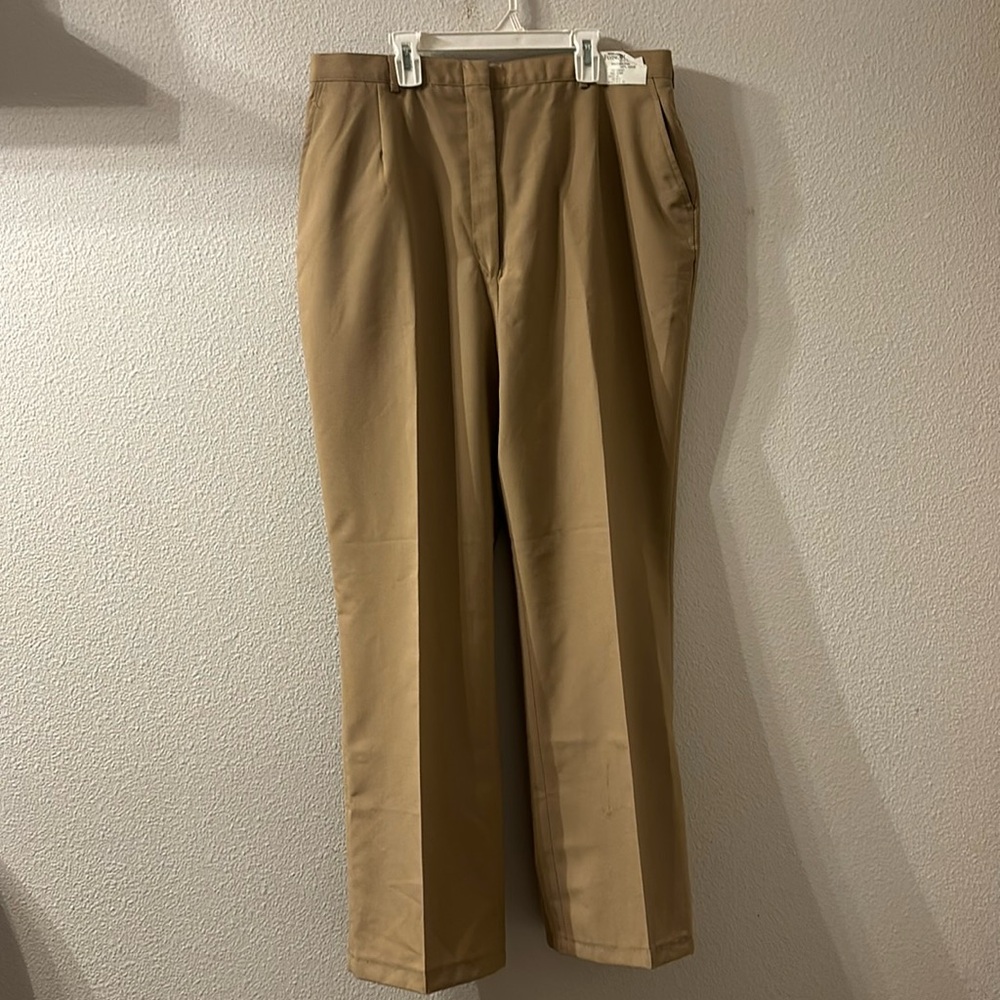 NWT Flying Cross by Fechheimer tan slacks size 18